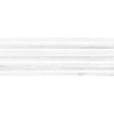 Плитка настенная Zen полоски белая (60038) 20х60